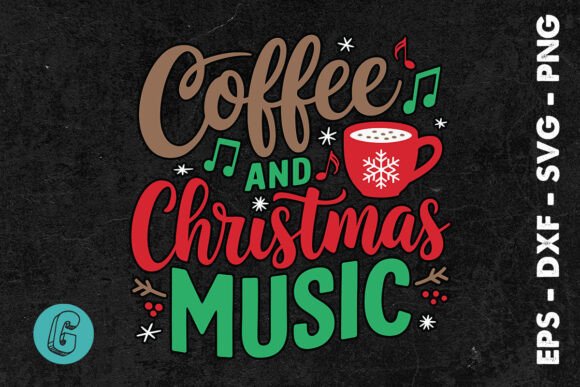 Coffee and Christmas Music SVG Review