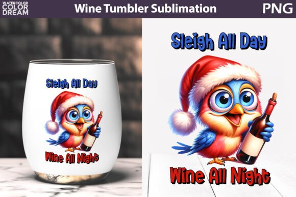 Funny Christmas Wine Tumbler Embroidery Review