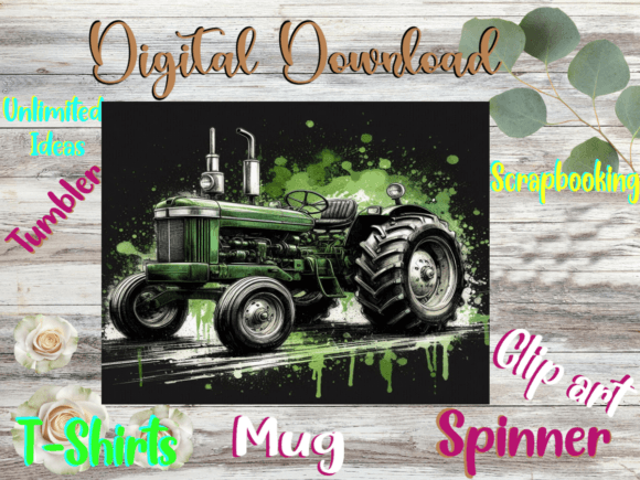 Green Tractor Drip Embroidery Design Review