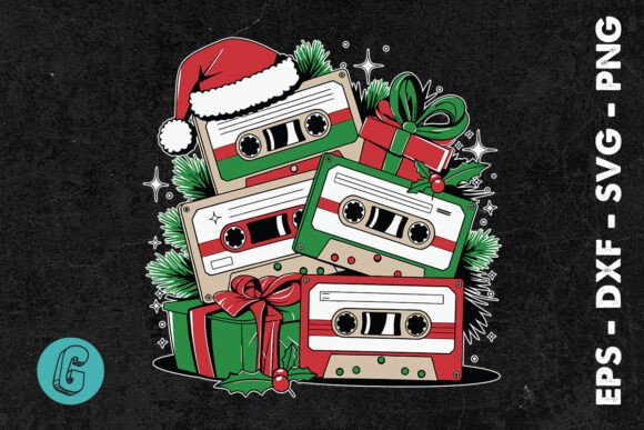 Merry Christmas Retro Santa Music SVG Review