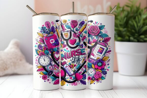 Nursing Life Tumbler Sublimation Wrap Review
